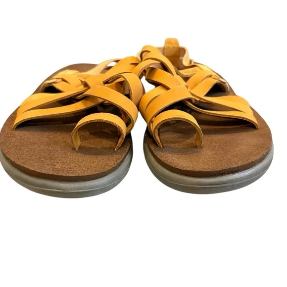 Teva Yellow Women's Sandals - Picture 11 of 13